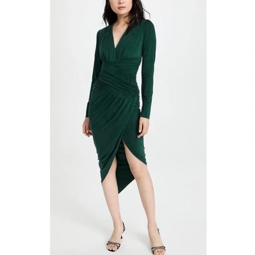 YFB Chic Forest Green Long Sleeve Dress